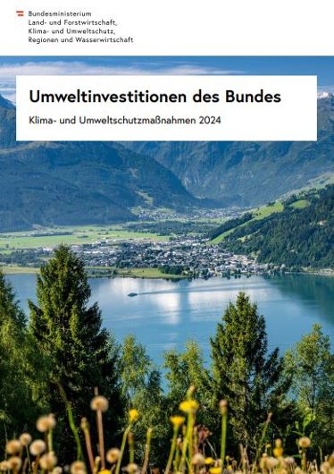 Deckblatt Umweltinvestitionen des Bundes 2024