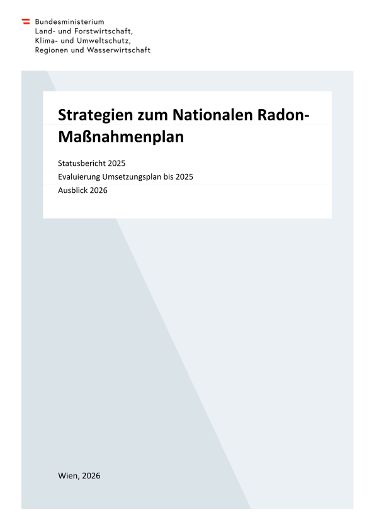Strategien zum Nationalen Radon-Maßnahmenplan
