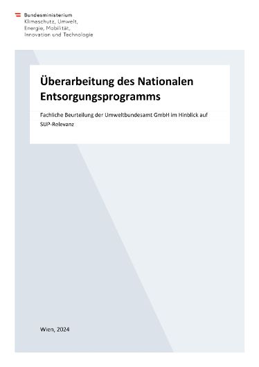 Fachliche Stellungnahme UBA