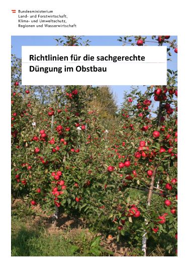 Richtlinien für die sachgerechte Düngung im Obstbau