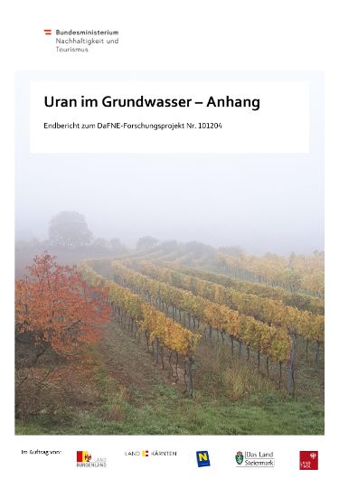 Uran im Grundwasser - Anhang