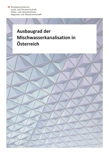 Ausbaugrad der Mischwasserkanalisation in Österreich