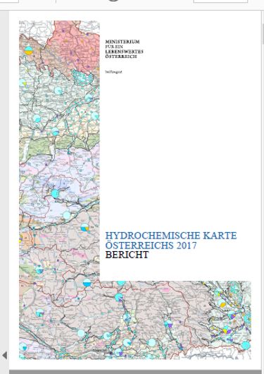 Hydrochemische Karte Österreichs