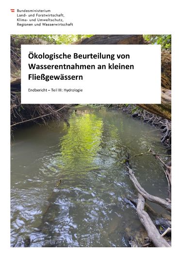 Teil III: Hydrologie; Ökolog.Beurteilung Wasserent. kl.Fließgew.