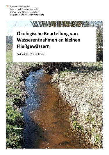Teil VI: Fische - Ökologische Beurteilung von Wasserentnahmen an kleinen Fließgewässern