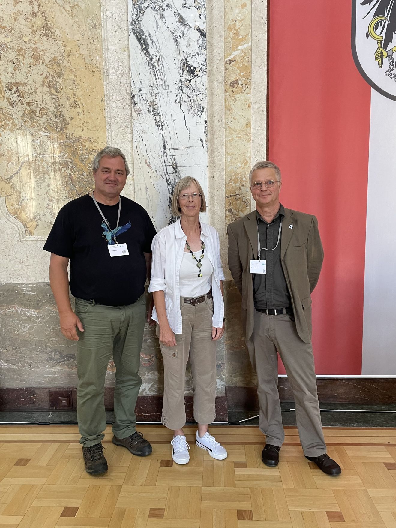 Zur Feier der 40 Jahre Ramsar Konvention in &Ouml;sterreich lud Herr Bundesminister Norbert Totschnig im Marmorsaal im Regierungsgeb&auml;ude ein.