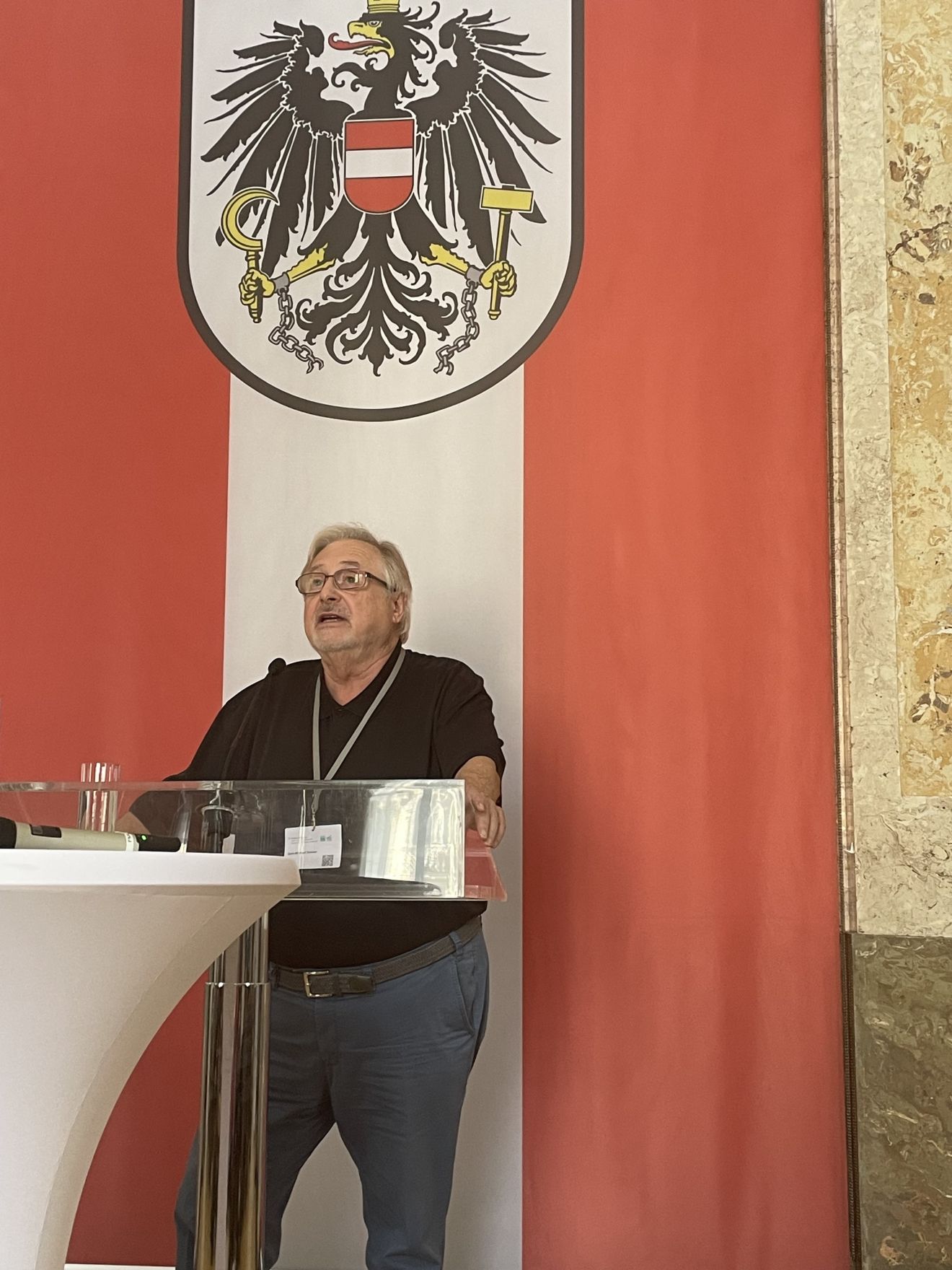 Zur Feier der 40 Jahre Ramsar Konvention in &Ouml;sterreich lud Herr Bundesminister Norbert Totschnig im Marmorsaal im Regierungsgeb&auml;ude ein.
