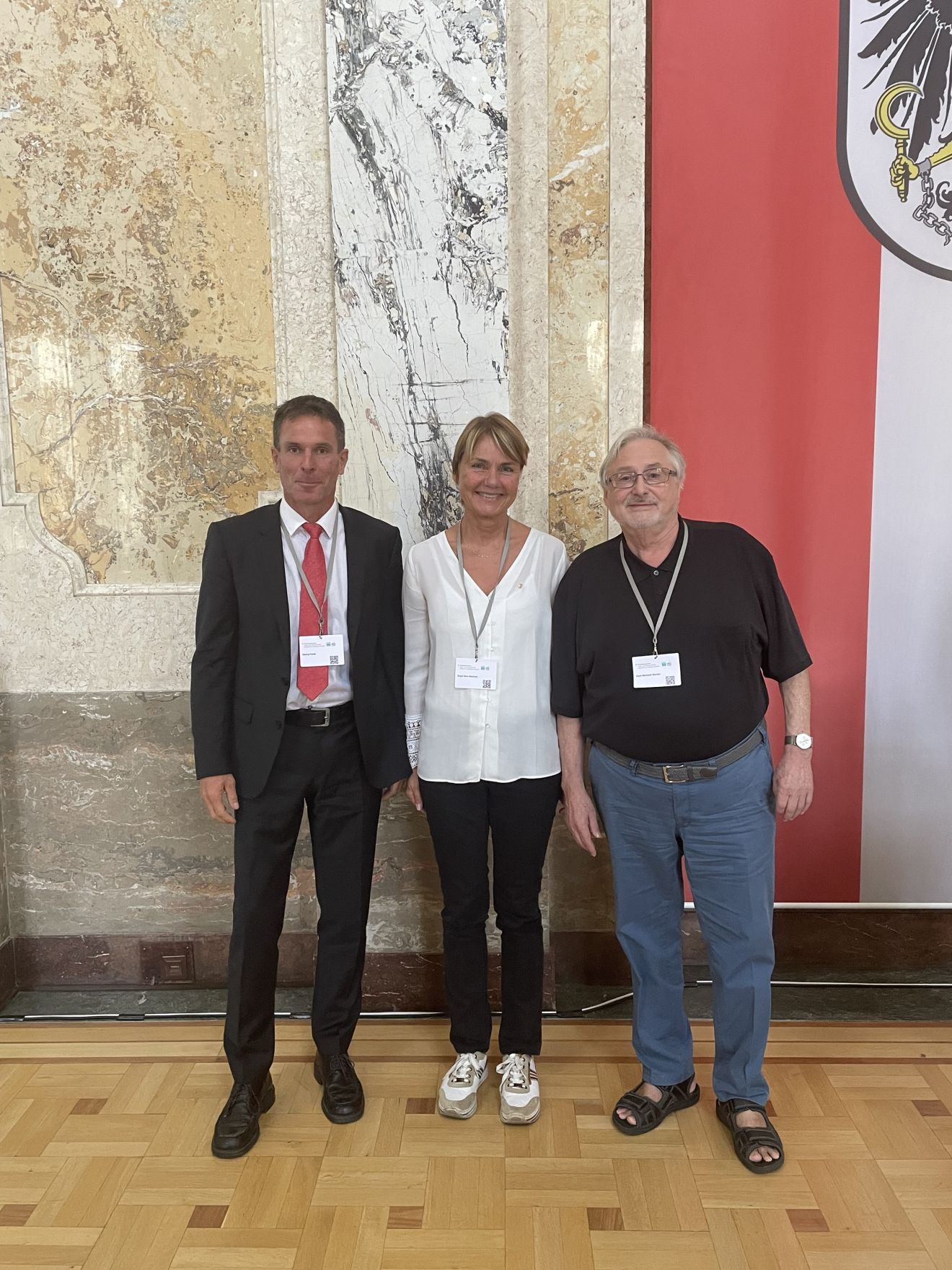 Zur Feier der 40 Jahre Ramsar Konvention in &Ouml;sterreich lud Herr Bundesminister Norbert Totschnig im Marmorsaal im Regierungsgeb&auml;ude ein.