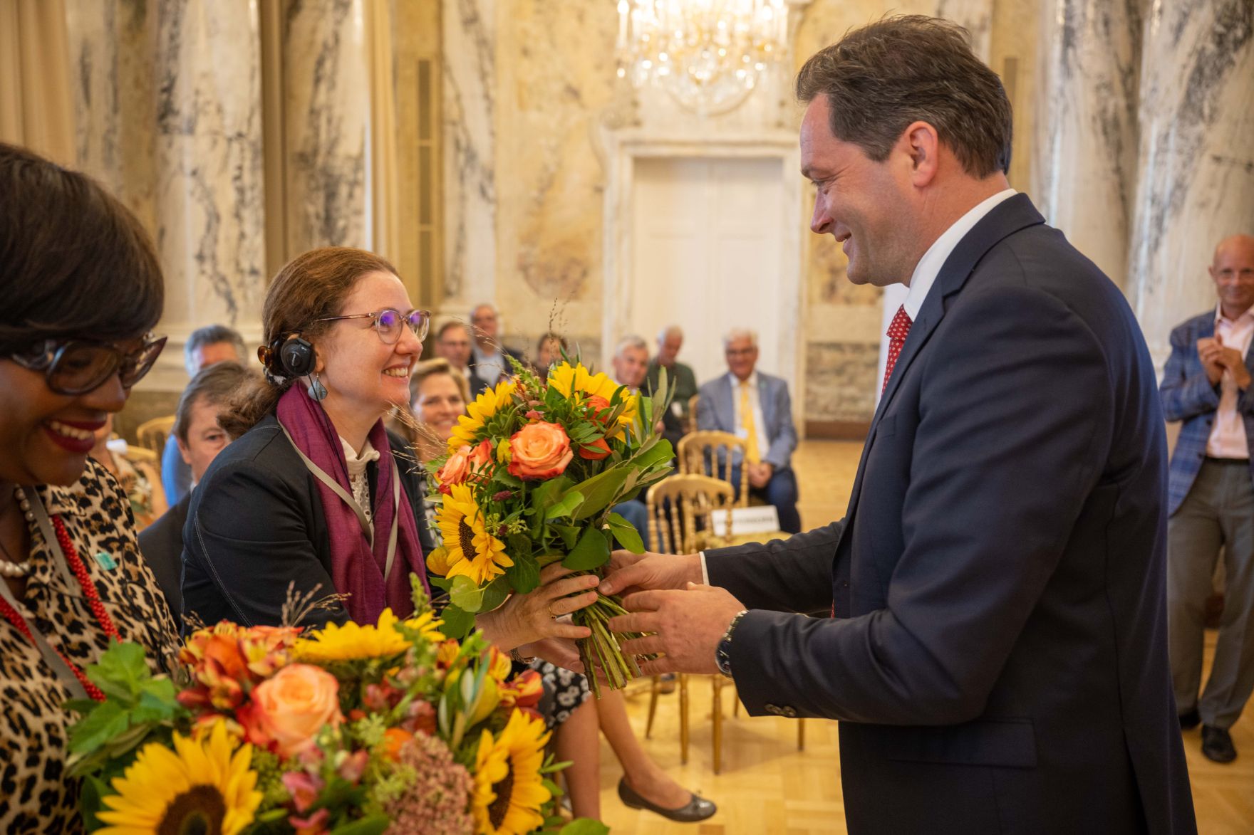 RHP_9165.jpg Zur Feier der 40 Jahre Ramsar Konvention in Österreich lud Herr Bundesminister Norbert Totschnig im Marmorsaal im Regierungsgebäude ein.