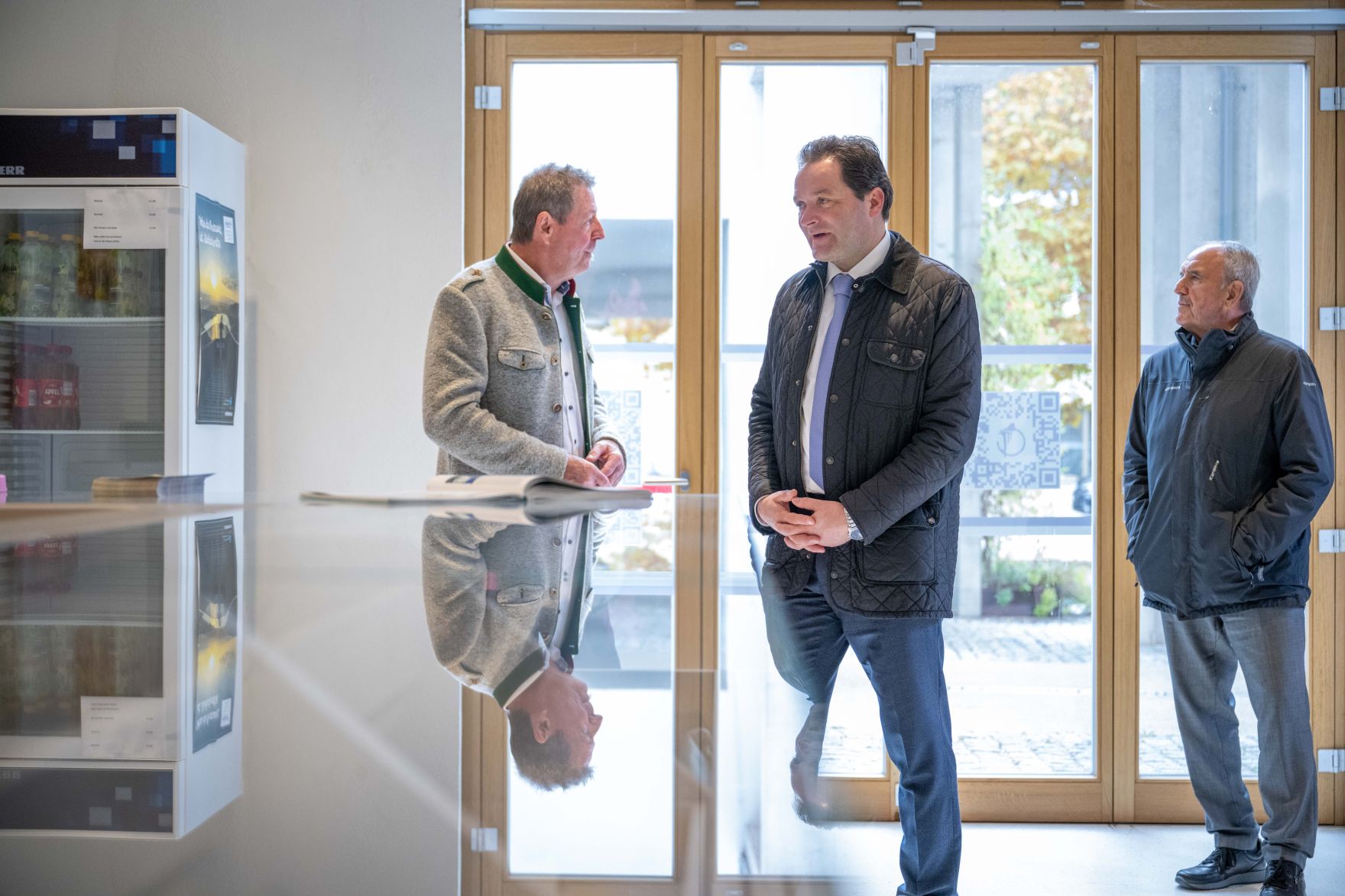 RHP_8113.jpg Im Rahmen der RegionIMpuls-Tour besuchte Bundesminister Norbert Totschnig die Burgstadt Griffen um sich einen Eindruck über den Ortskern zu machen.