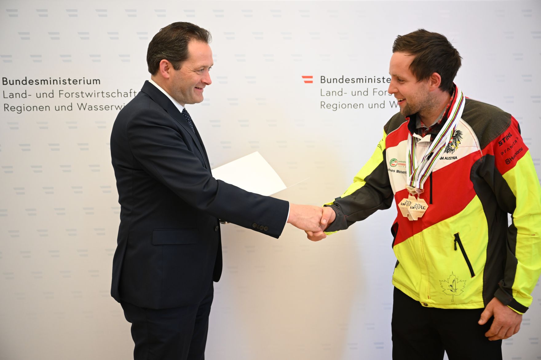 Von 19. bis 22. April 2023 fand die Forstwettkampf-Weltmeisterschaft in Tartu, Estland statt. Das &ouml;sterreichische Team konnte hier ihr K&ouml;nnen unter Beweis stellen und holte sich den Weltmeistertitel. Wir gratulieren recht herzlich!