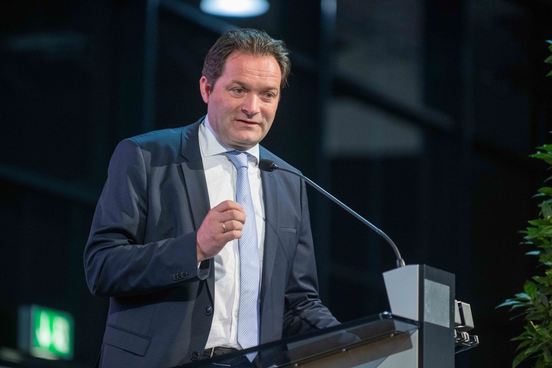 DSC_7486.jpg Herr Bundesminister Norbert Totschnig besuchte den Geflügelkongress 2024 in Graz.