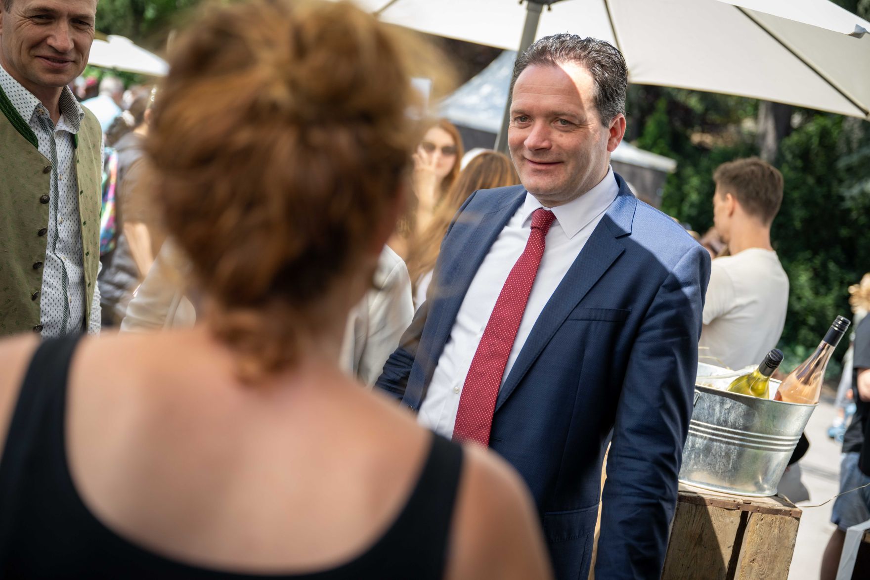 Herr Bundesminister besuchte gemeinsam mit B&uuml;rgermeister der Stadt Wien Michael Ludwig das Genussfestival im Stadtpark.