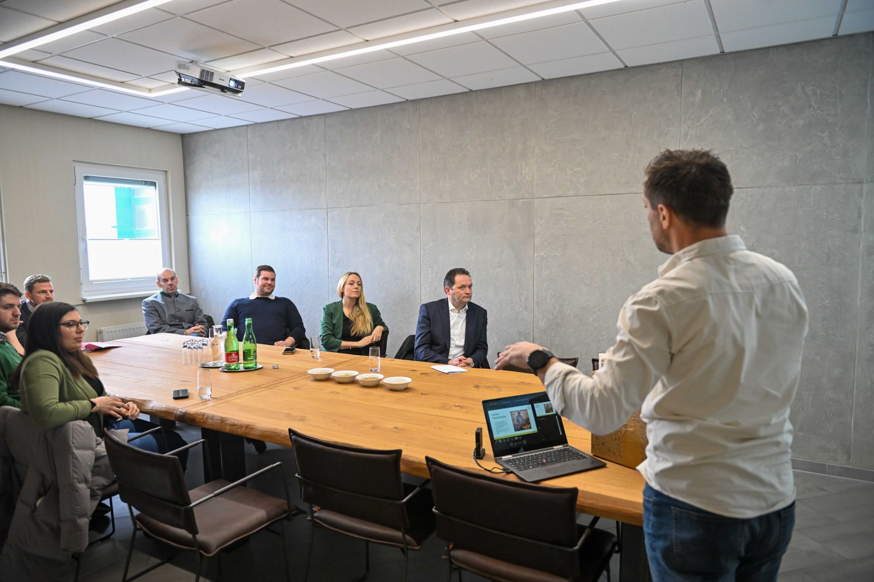 Besuch und Besichtigung der Keimkraft GmbH.