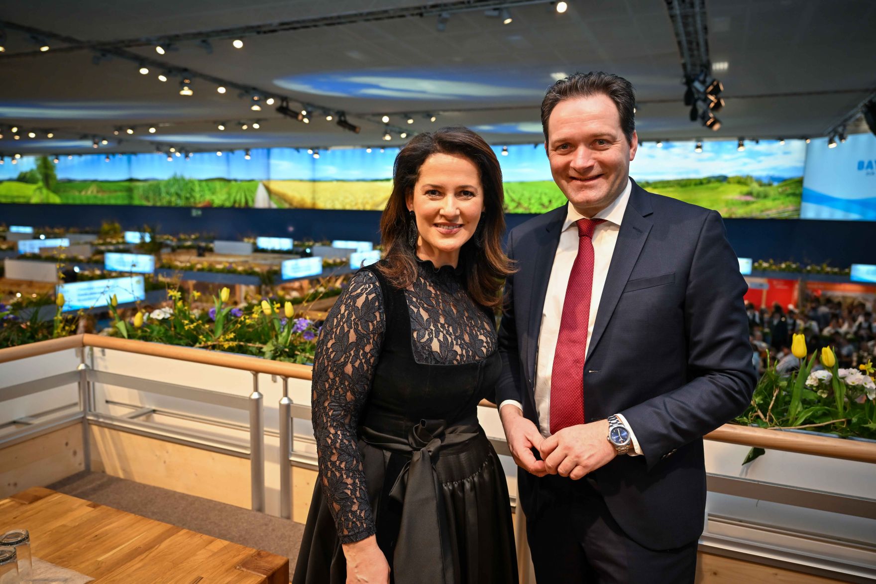 Bei der internationalen gr&uuml;nen Woche in Berlin traf Herr Bundesminister Norbert Totschnig die bayrische Landwirtschaftsministerin Michaela Kaniber