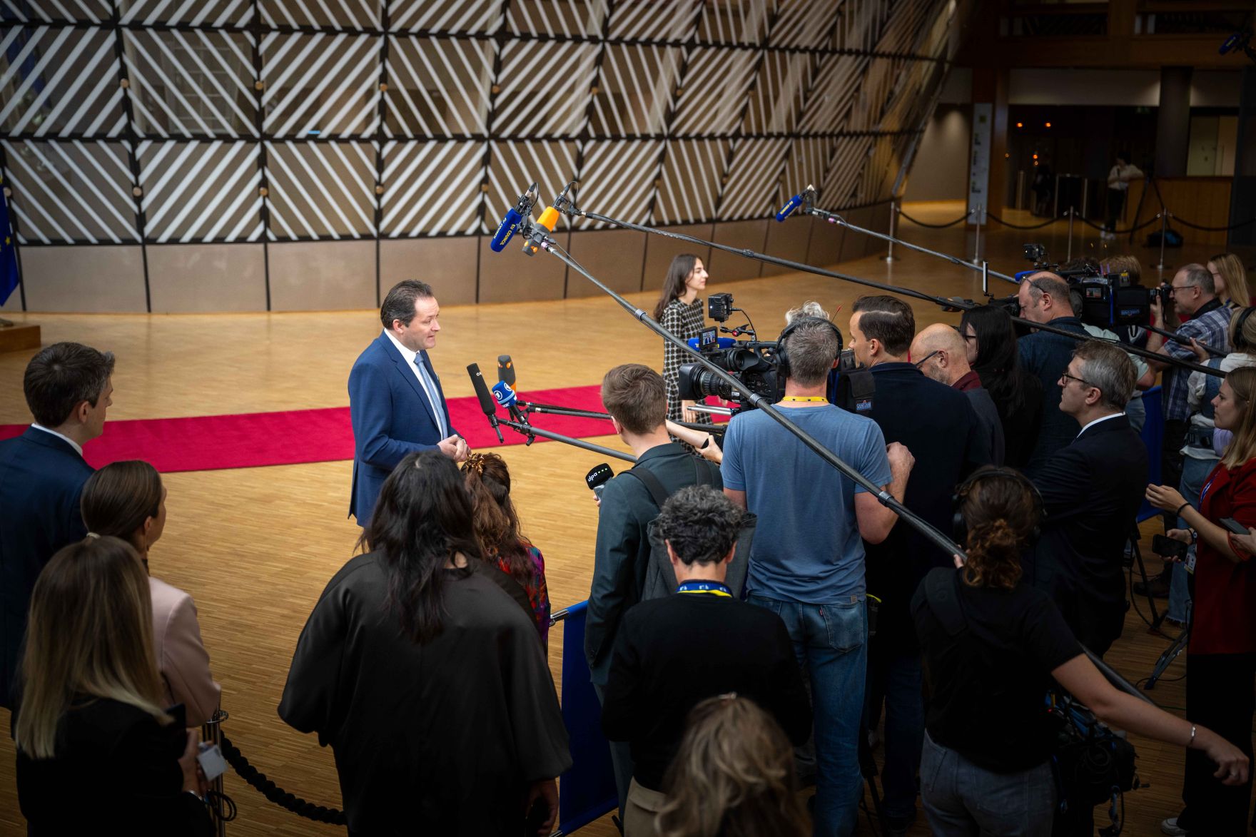 Bundesminister Norbert Totschnig beim Umweltrat in Br&uuml;ssel