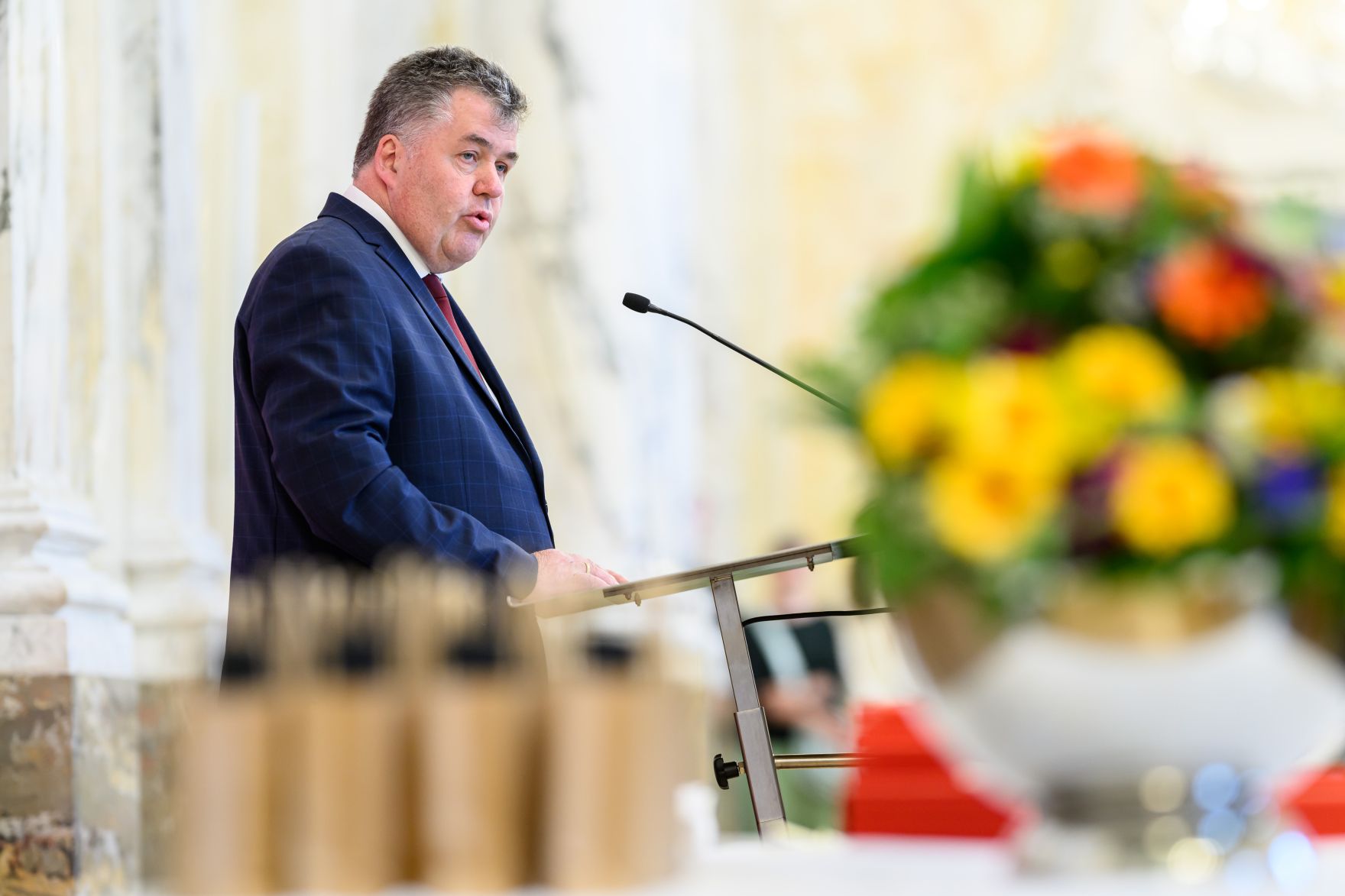 Im Marmorsaal im Regierungsgeb&auml;ude am Stubenring wurden Ehrenzeichen verliehen.