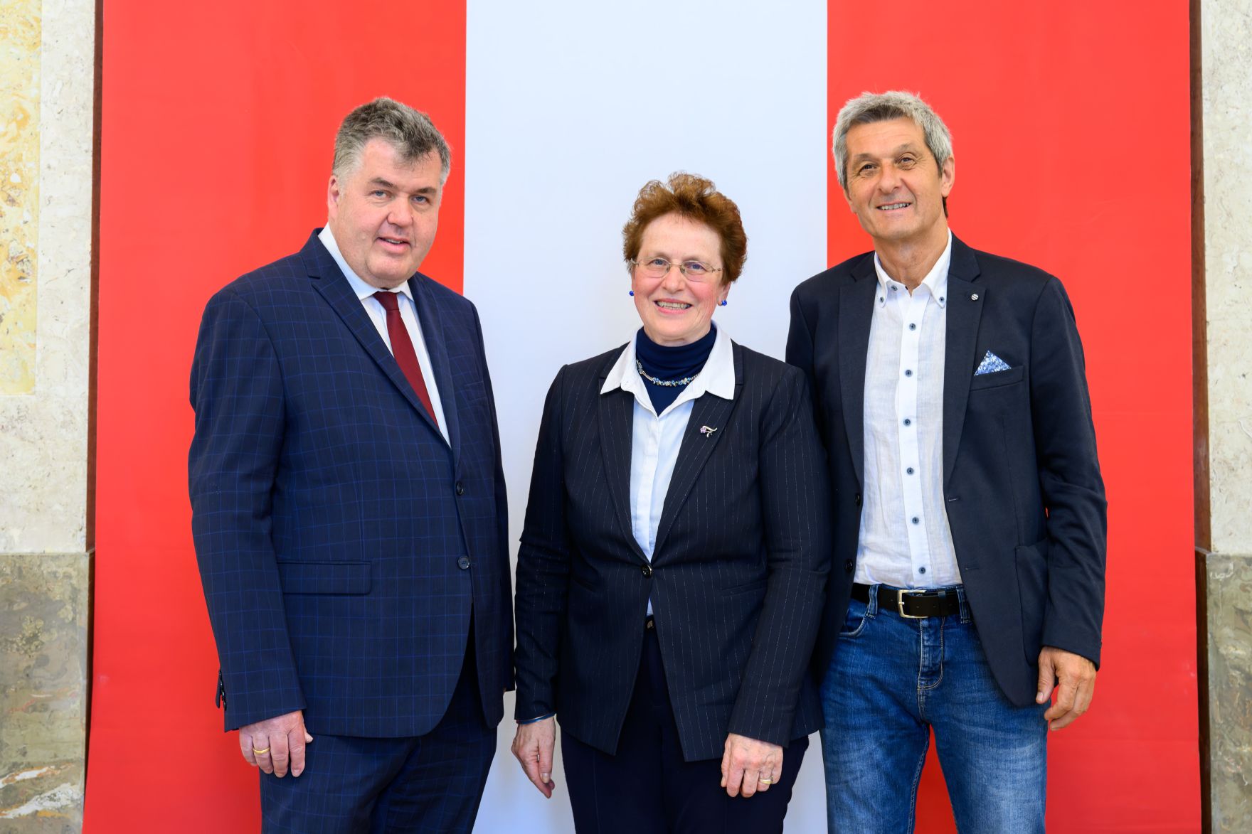 Im Marmorsaal im Regierungsgeb&auml;ude am Stubenring wurden Ehrenzeichen verliehen.