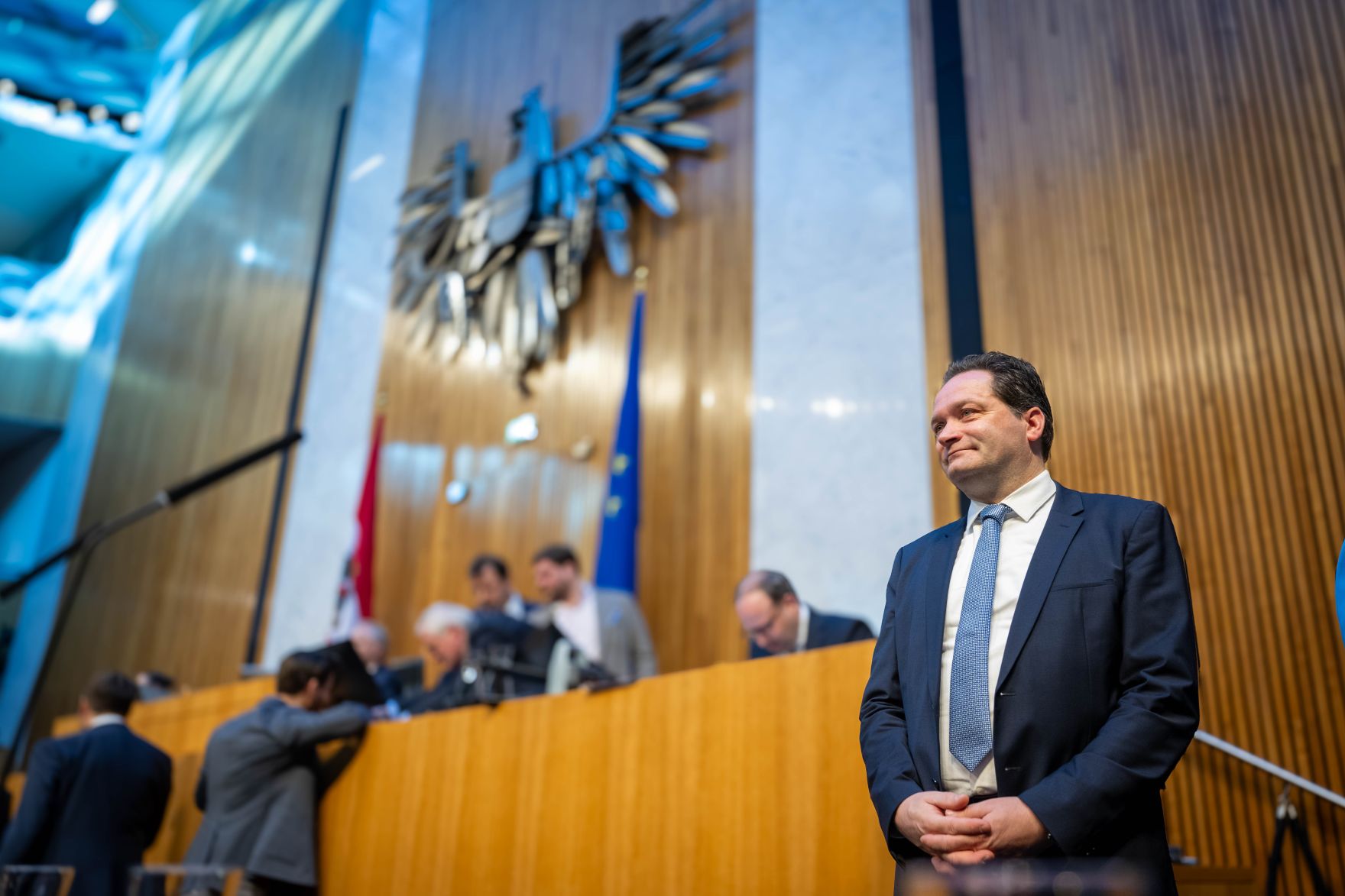 Herr Bundesminister Norbert Totschnig nahm an der 1. Nationalratssitzung der neuen Bundesregierung teil.