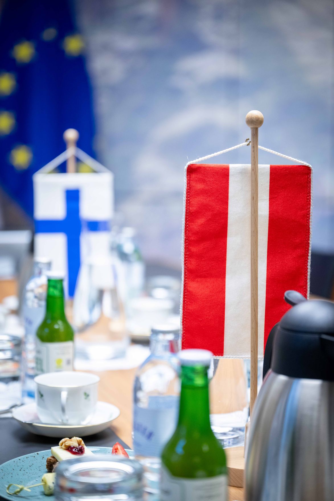 Sari Multala, Ministerin f&uuml;r Umwelt und Klimawandel der Republik Finnland, besuchte Herrn Bundesminister Norbert Totschnig im Regierungsgeb&auml;ude am Stubenring.