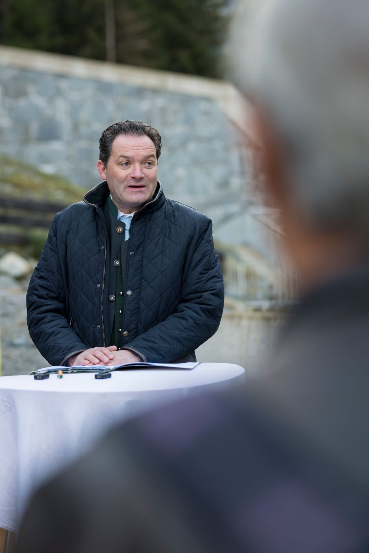 Pressekonferenz und Fachbesichtigung Geschiebemonitoringstation Habach im Pinzgau Land Salzburg im Bild: Landesrat Maxmilian Aigner &amp; Bundesminister Norbert Totschnig Foto: Land Salzburg/LR Aigner/Christian Leopold 16.10.2026
