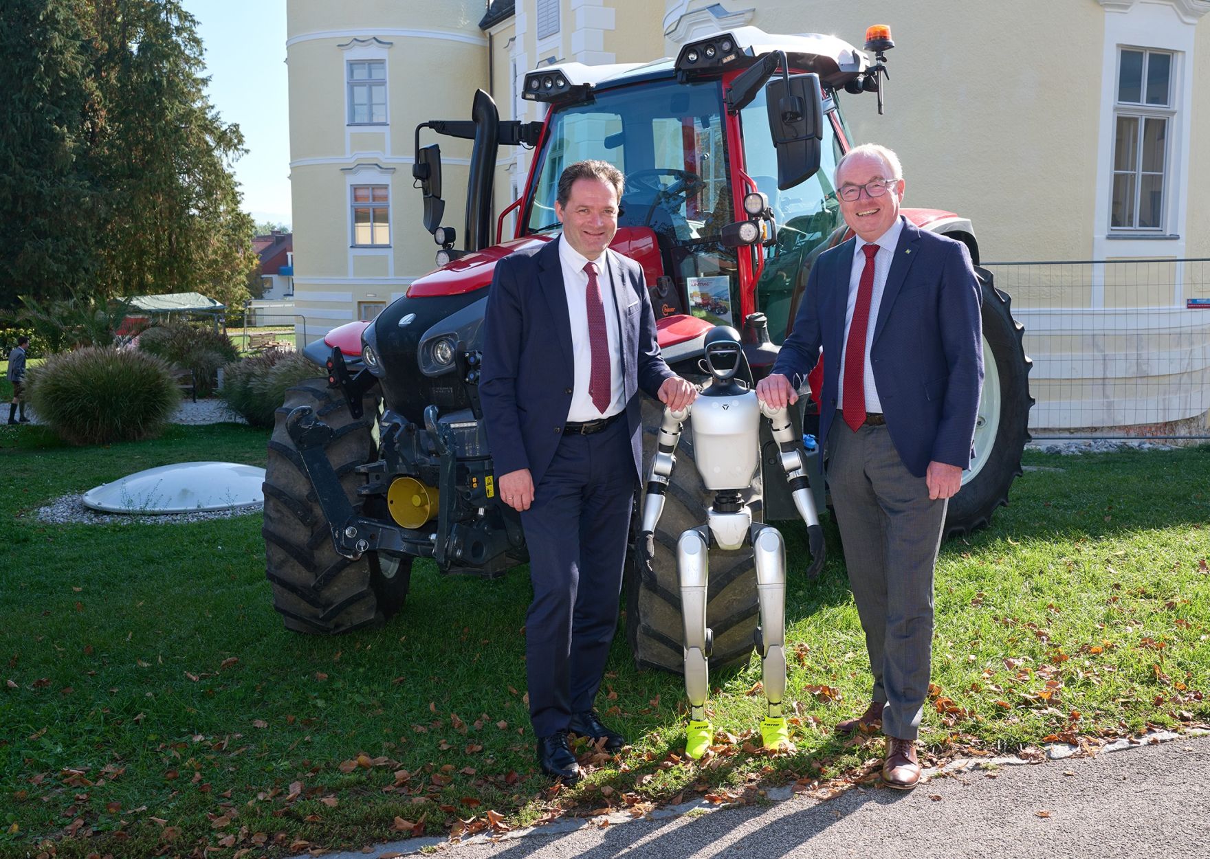 Bei der Pressekonferenz KI in der Landwirtschaft in Wieselburg wurde gezeigt, wie moderne Technologien die &ouml;sterreichische Landwirtschaft st&auml;rken