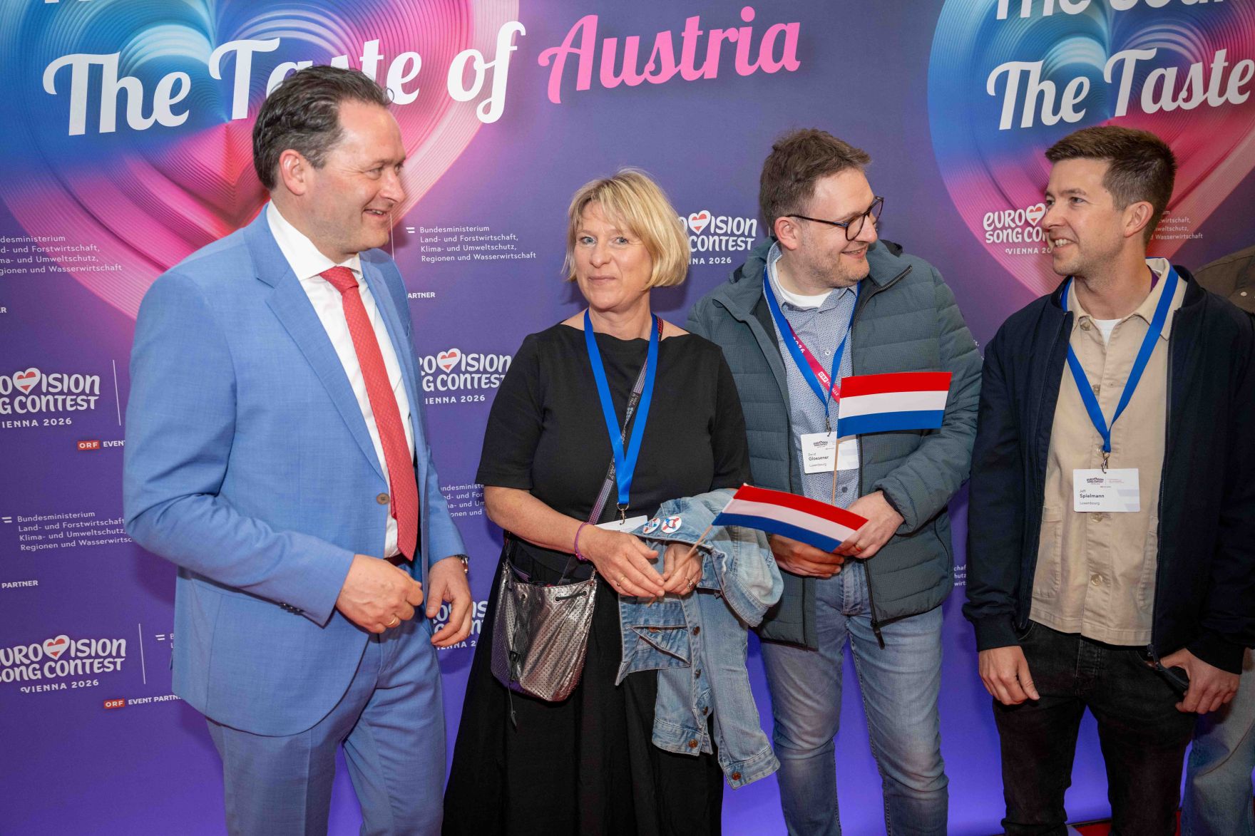 Im Rahmen des Eurovision Song Contest lud Bundesminister Norbert Totschnig zum Side-Event &bdquo;The Sound of Europe, the Taste of Austria&ldquo; ins Landwirtschaftsministerium am Stubenring internationale G&auml;ste sowie Delegationen der teilnehmenden Nationen ein.