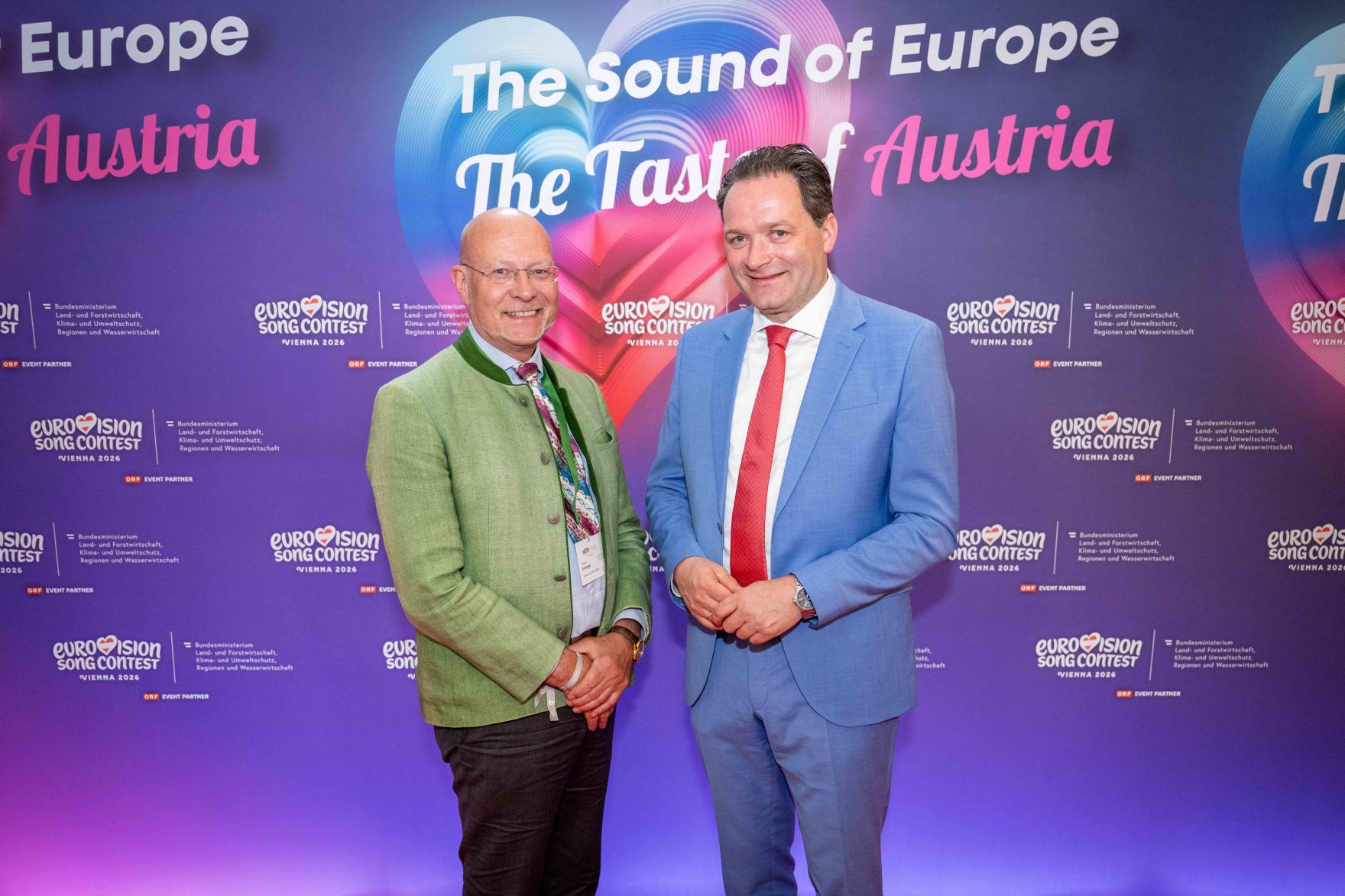 Im Rahmen des Eurovision Song Contest lud Bundesminister Norbert Totschnig zum Side-Event &bdquo;The Sound of Europe, the Taste of Austria&ldquo; ins Landwirtschaftsministerium am Stubenring internationale G&auml;ste sowie Delegationen der teilnehmenden Nationen ein.