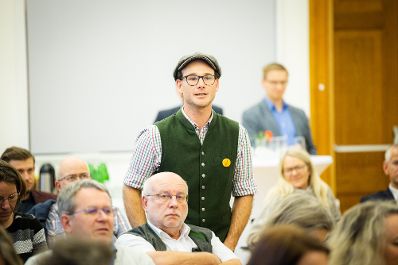 Gemeinsam mit BIO AUSTRIA Obfrau Gertraud Grabmann und LK&Ouml; Pr&auml;sident Josef Moosbrugger stellte Landwirtschaftsminister Norbert Totschnig im Rahmen der Bio-Enquete das Bio-Aktionsprogramm 2023 vor.