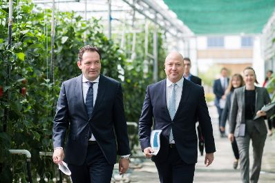 Statistik Austria Generaldirektor Tobias Thomas und Landwirtschaftsminister Norbert Totschnig haben in einer gemeinsamen Pressekonferenz die Ergebnisse der Agrarstrukturerhebung 2020 vorgestellt.