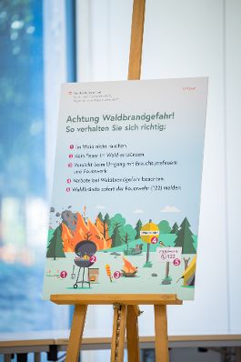 Am 26. August 2022 fand die Pr&auml;sentation des Aktionsprogramms Waldbrand mit Landwirtschaftsminister Norbert Totschnig und Boku-Experte Harald Vacik statt.