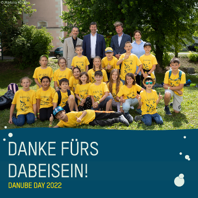 Der Danube Day 2022 fand im schlossORTH Nationalpark-Zentrum statt. Unter dem Motto &bdquo;Erlebe Deine Donau&ldquo; gab es f&uuml;r die jungen Forscherinnen und Forscher viel zu entdecken. Mit dabei waren zum Abschluss der Generalsekret&auml;r des BMLRT G&uuml;nther Liebel, viaDonau-Gesch&auml;ftsf&uuml;hrer Hans-Peter Hasenbichler und Nationalparkdirektorin Edith Klauser.