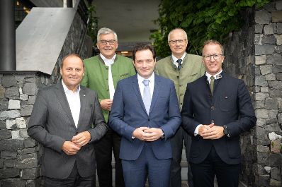 Besprechung aktueller landwirtschaftlicher Themen: Bundesminister Norbert Totschnig nahm an der Landesagrarreferenten-Konferenz in Vorarlberg teil.