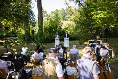 Landwirtschaftsminister Norbert Totschnig und der Leiter des Bundesforschungszentrums f&uuml;r Wald (BFW), Peter Mayer skizzierten bei einer Pressekonferenz die Ergebnisse der &Ouml;sterreichischen Waldinventur f&uuml;r den Zeitraum 2016 bis 2021.