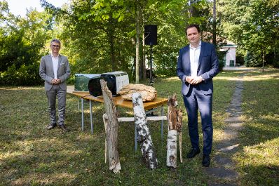 Landwirtschaftsminister Norbert Totschnig und der Leiter des Bundesforschungszentrums f&uuml;r Wald, Peter Mayer skizzierten die Ergebnisse der &Ouml;sterreichischen Waldinventur f&uuml;r den Zeitraum 2016 bis 2021.