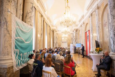Zur Feier der 40 Jahre Ramsar Konvention in &Ouml;sterreich lud Herr Bundesminister Norbert Totschnig im Marmorsaal im Regierungsgeb&auml;ude ein.