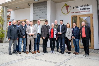 Im Rahmen der RegionIMpuls-Tour besuchte Bundesminister Norbert Totschnig die Burgstadt Griffen um sich einen Eindruck &uuml;ber den Ortskern zu machen.