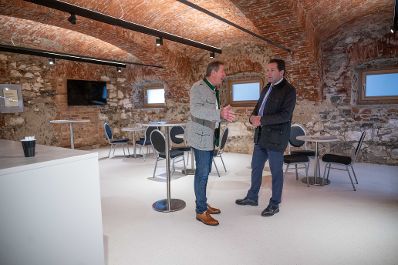 Im Rahmen der RegionIMpuls-Tour besuchte Bundesminister Norbert Totschnig die Burgstadt Griffen um sich einen Eindruck &uuml;ber den Ortskern zu machen.