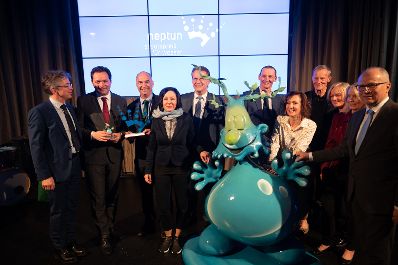 Am Abend des 15. M&auml;rz 2023 fand die Preisverleihung des Neptun Staatspreises statt. Der Neptun Staatspreis f&uuml;r Wasser ist der &ouml;sterreichische Umwelt- und Innovationspreis f&uuml;r nachhaltige Wasserprojekte. Erstmals in 2023 wird der Neptun Wasserpreis als Staatspreis verliehen.