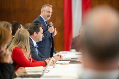 Im Rahmen der RegionIMpuls-Tour besuchte Herr Bundesminister Norbert Totschnig die HBLA Pitzelst&auml;tten in K&auml;rnten.