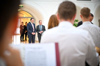 Im Rahmen der RegionIMpuls-Tour besuchte Herr Bundesminister Norbert Totschnig die HBLFA Francisco Josephinum in Wieselburg in Nieder&ouml;sterreich.