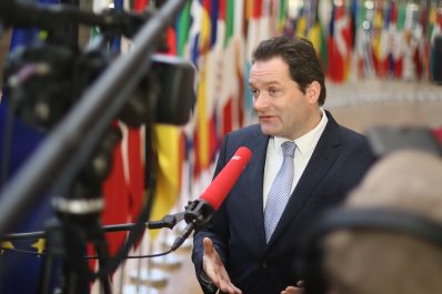 Bundesminister Norbert Totschnig bei seinem letztem Besuch in Br&uuml;ssel f&uuml;r das Jahr 2023.