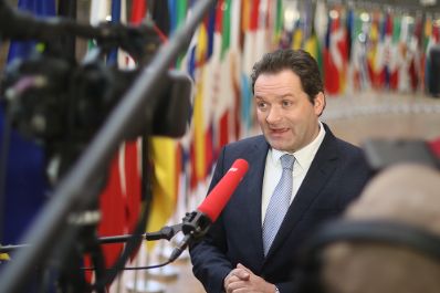 Bundesminister Norbert Totschnig bei seinem letztem Besuch in Br&uuml;ssel f&uuml;r das Jahr 2023.