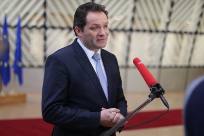 Bundesminister Norbert Totschnig bei seinem letztem Besuch in Br&uuml;ssel f&uuml;r das Jahr 2023.
