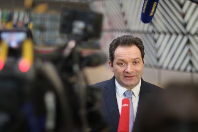 Bundesminister Norbert Totschnig bei seinem letztem Besuch in Br&uuml;ssel f&uuml;r das Jahr 2023.