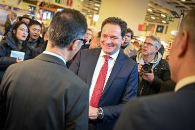 Bei der internationalen gr&uuml;nen Woche in Berlin traf Herr Bundesminister Norbert Totschnig den deutschen Landwirtschaftsminister Cem &Ouml;zdemir