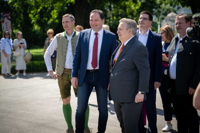 Herr Bundesminister besuchte gemeinsam mit B&uuml;rgermeister der Stadt Wien Michael Ludwig das Genussfestival im Stadtpark.