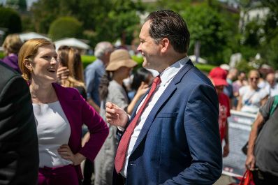 Herr Bundesminister besuchte gemeinsam mit B&uuml;rgermeister der Stadt Wien Michael Ludwig das Genussfestival im Stadtpark.
