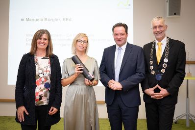 Herr Bundesminister Norbert Totschnig besuchte die Sponsionsfeier an der Hochschule f&uuml;r Agrar- und Umweltp&auml;dagogik.