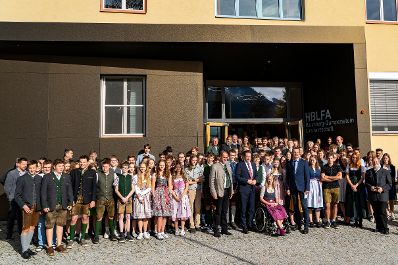 Herr Bundesminister Norbert Totschnig besuchte die Er&ouml;ffnung des neuen Speisesaals in nder HBLFA Raumberg-Gumpenstein.